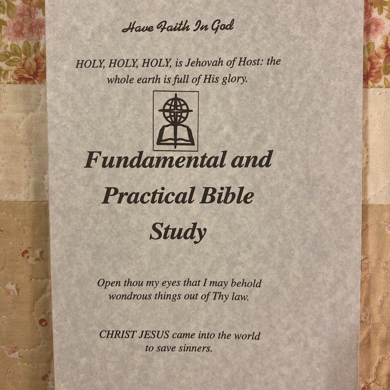 Fundamental and Practical Bible Study