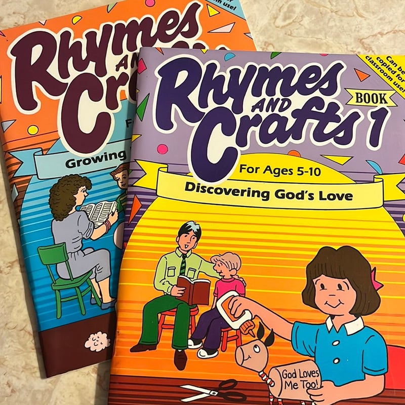 Rhymes & Crafts bundle of 2 books 