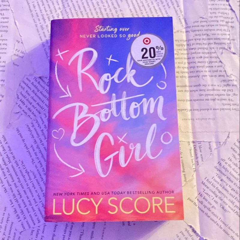 Rock Bottom Girl (target sticker is removable!)