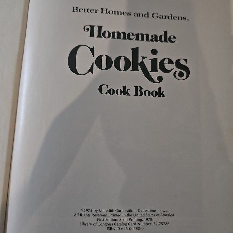 Homemade Cookies Cook Book Collectible 