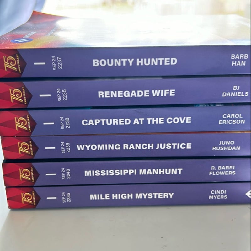 Harlequin Intrigue, 6 books, Sept 24, larger print