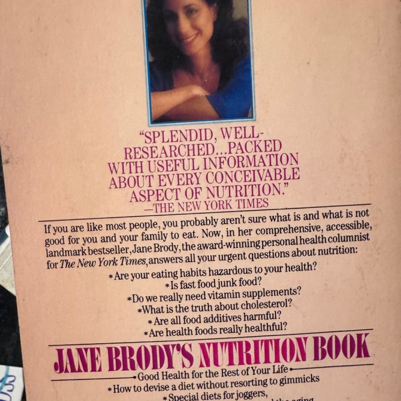 Jane Brody's Nutrition Book