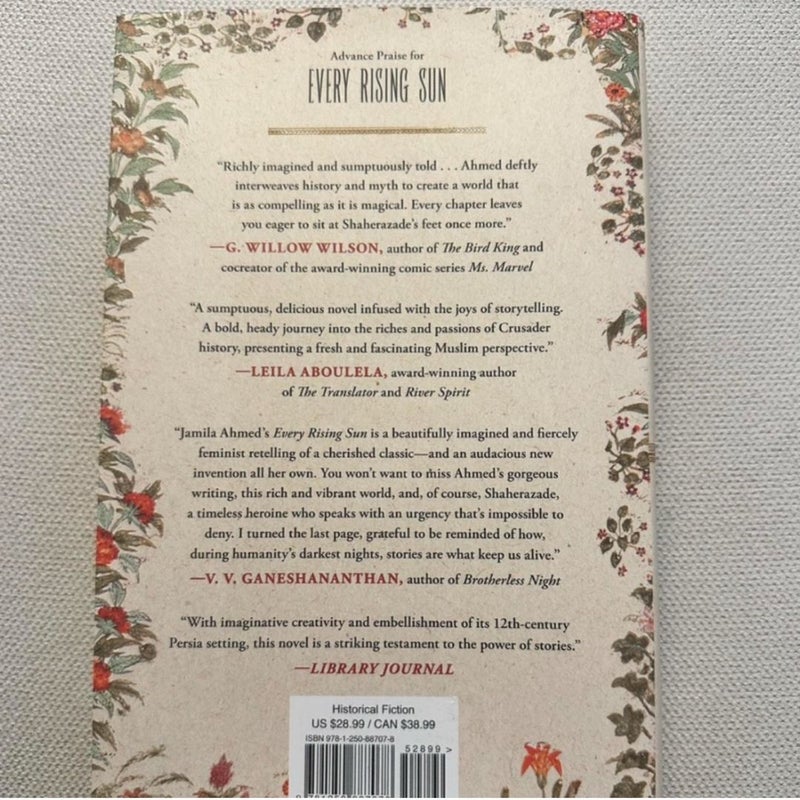 New never read: Every Rising Sun: A Novel by Jamila Ahmed