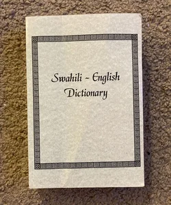 Swahili-English Dictionary