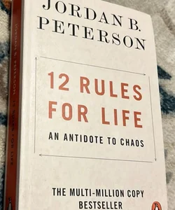 12 Rules for Life : An Antidote to Chaos By Jordan B. Peterson NEW  Paperback 9780345816023