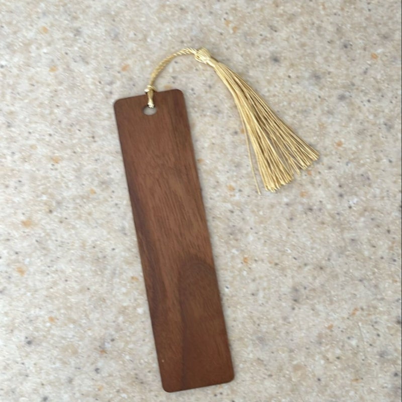 Wooden bookmark 