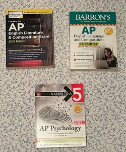 Lot of Three AP College Board Practice Books
