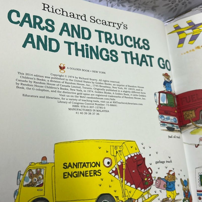 Richard Scarry's Cars and Trucks and Things That Go