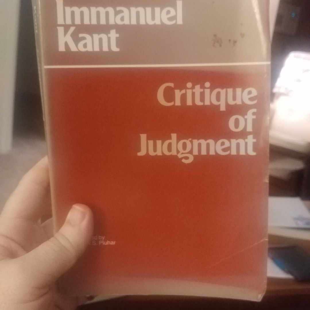 Critique of Judgment