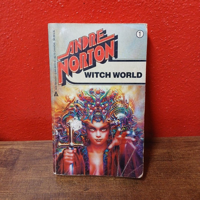WITCH WORLD Vintage Fantasy Paperback Book Ace 1982