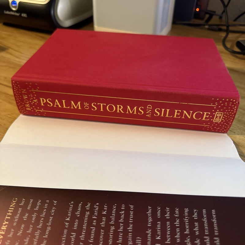 A Psalm of Storms and Silence (Signed)