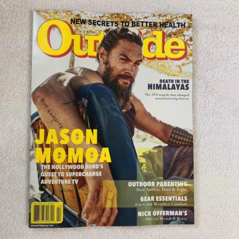 Outside Jason Momoa “The Hollywood Hero’s Quest” Issue Jan/Feb 2023 Magazine 