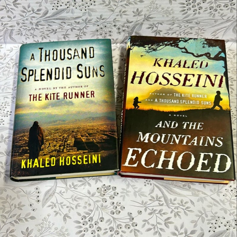 A Thousand Spendid Suns & And the Mountains Echoed Hardcover Bundle
