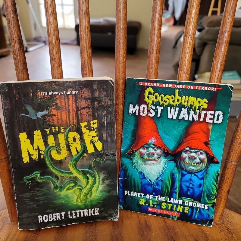 *CLEARANCE* BUNDLE 1) The Murk 2) Goosebumps Most Wanted Planet of the Lawn Gnomes [Robert Lettrick AND R.L. Stine]