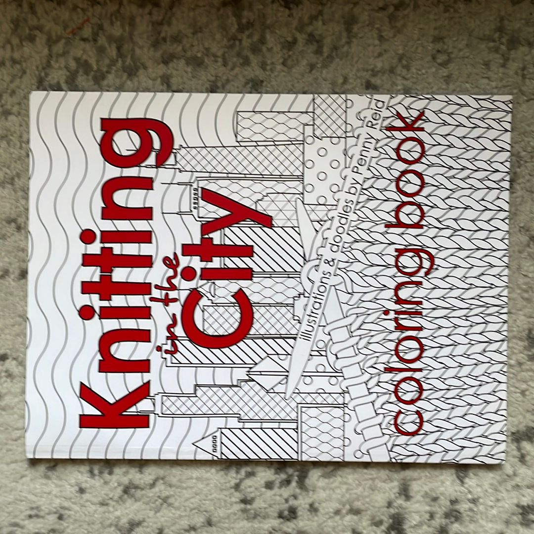 Knitting in the City Coloring Book