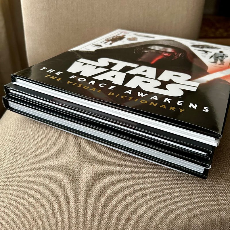 Star Wars Visual Guide 3 Book Set (1st Print Editions; Hardcover)