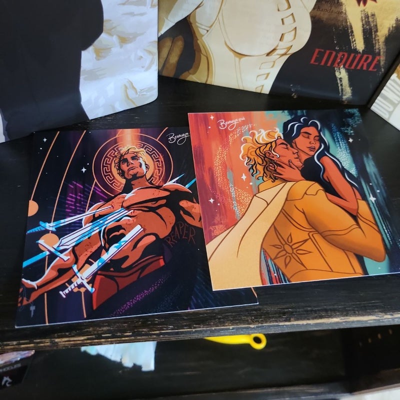 Red Rising 1-6 bundle with art prints!