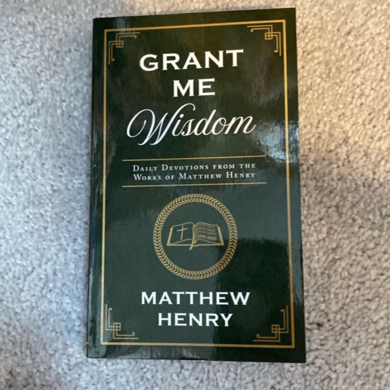 Grant Me Wisdom