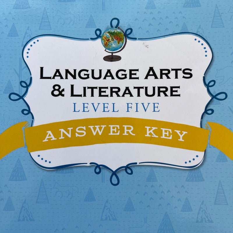 Language Arts & Literature Level 5 Answer Key