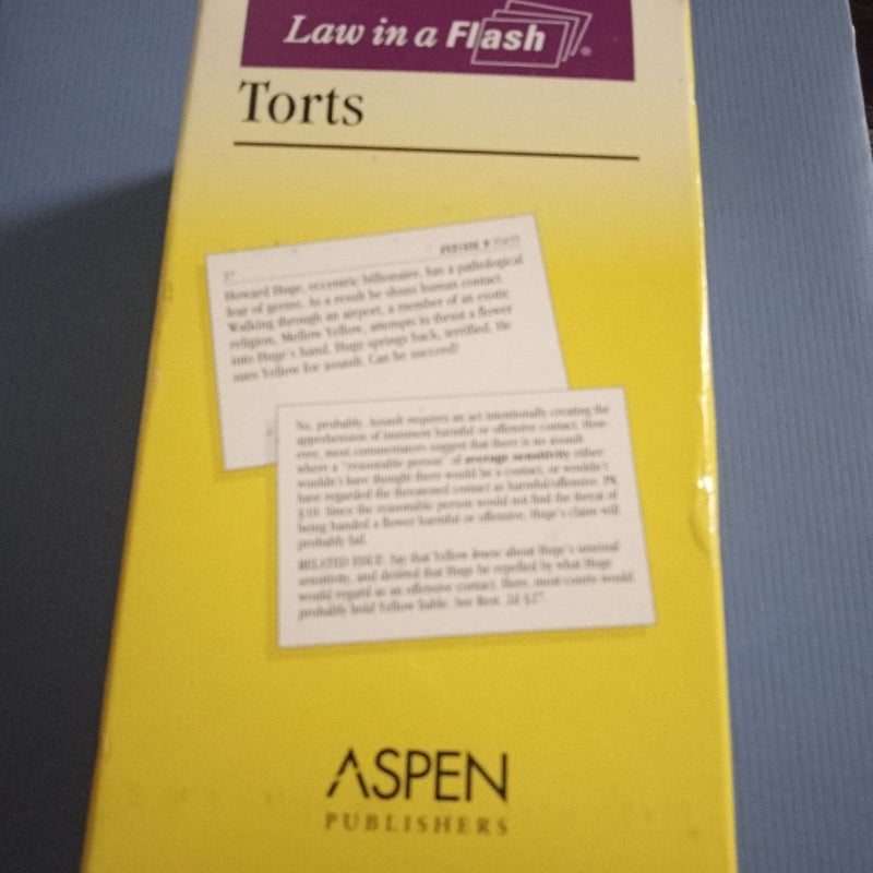 Law in a Flash - Torts