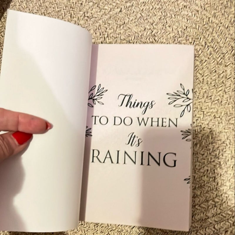 Things to Do When It's Raining