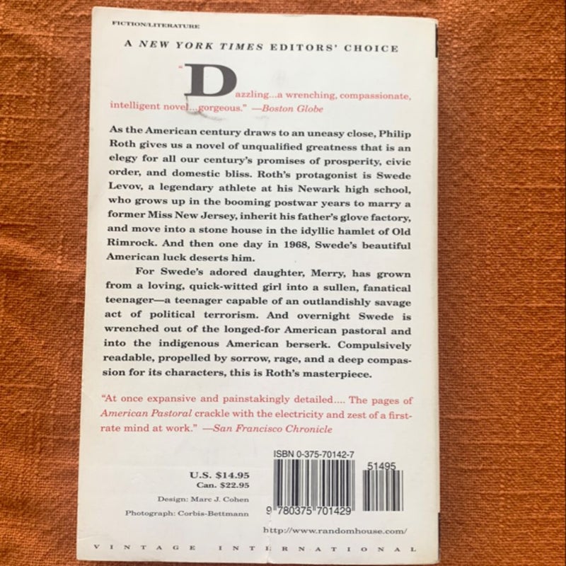 American Trilogy: (1) American Pastoral, (2) I Married A Communist (3) The Human Stain