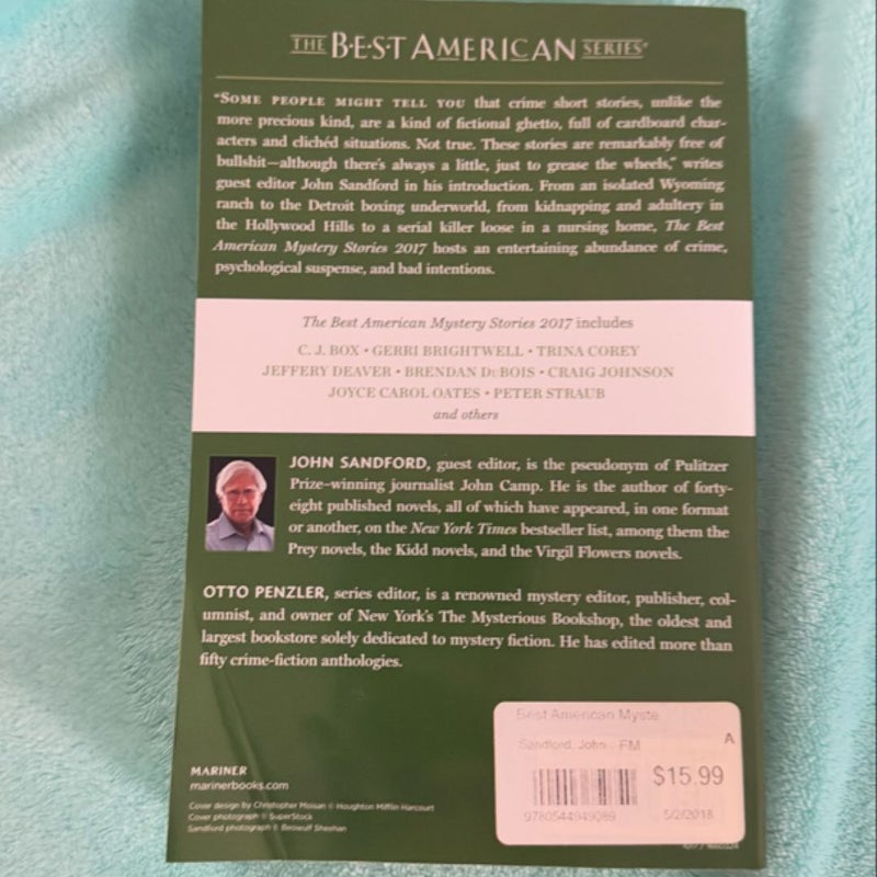 The Best American Mystery Stories 2017