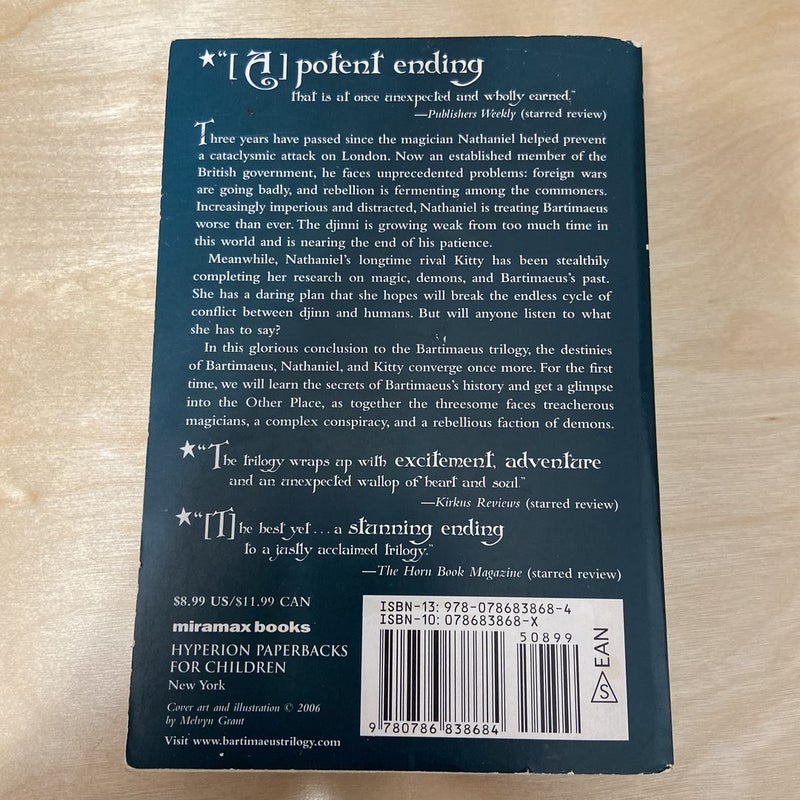 The Bartimaeus Trilogy Complete Set