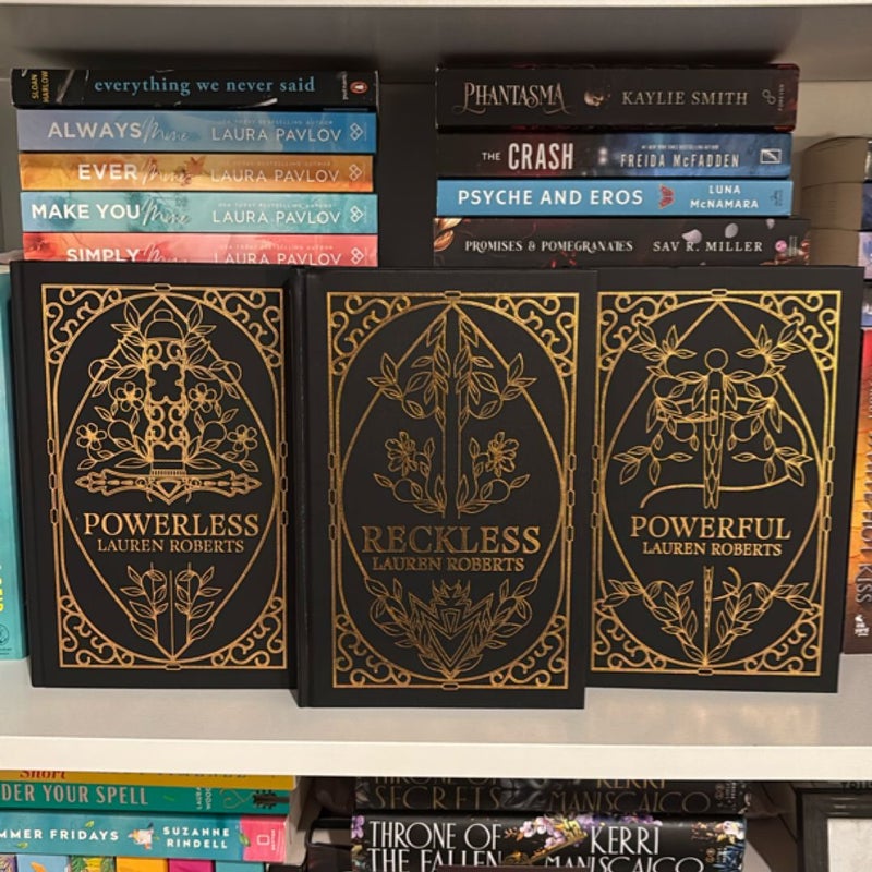 Powerless, Reckless, Powerful Fairyloot Edition *All Signed, Two sided cover* 