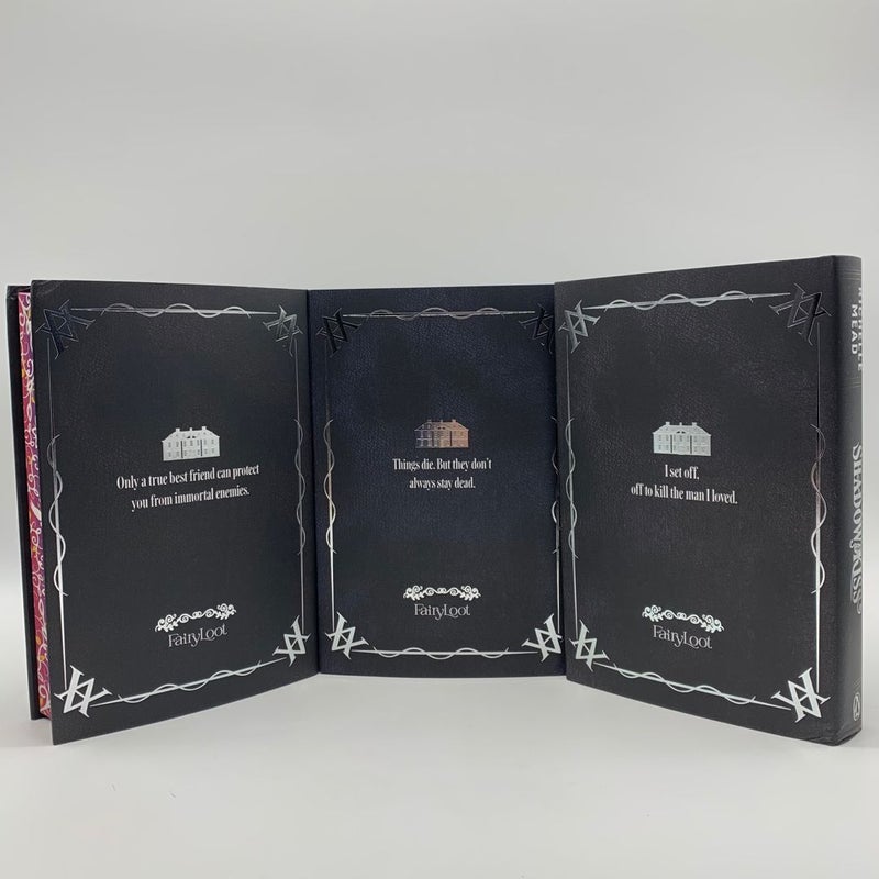 Fairyloot Exclusive Vampire Academy Set 1-3 Hand Signed