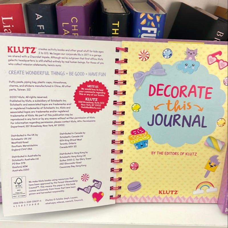 Decorate this Journal  Customizable journal for kids/tweens