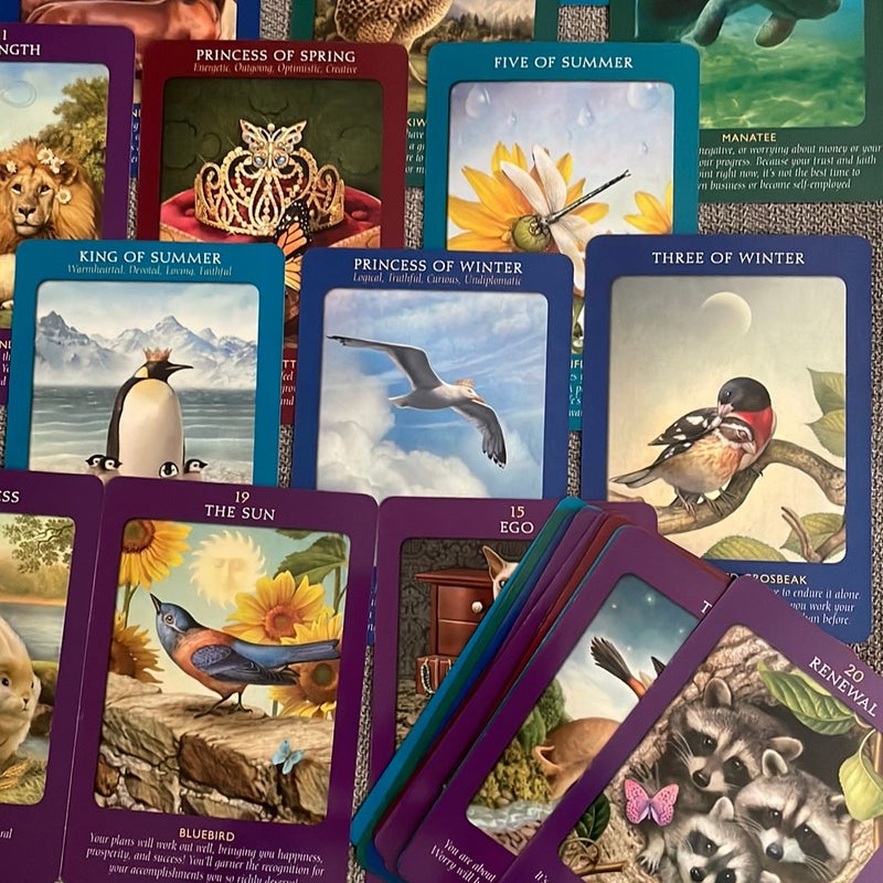 Rare, Out of Print Animal Tarot Card Deck, Doreen Virtue