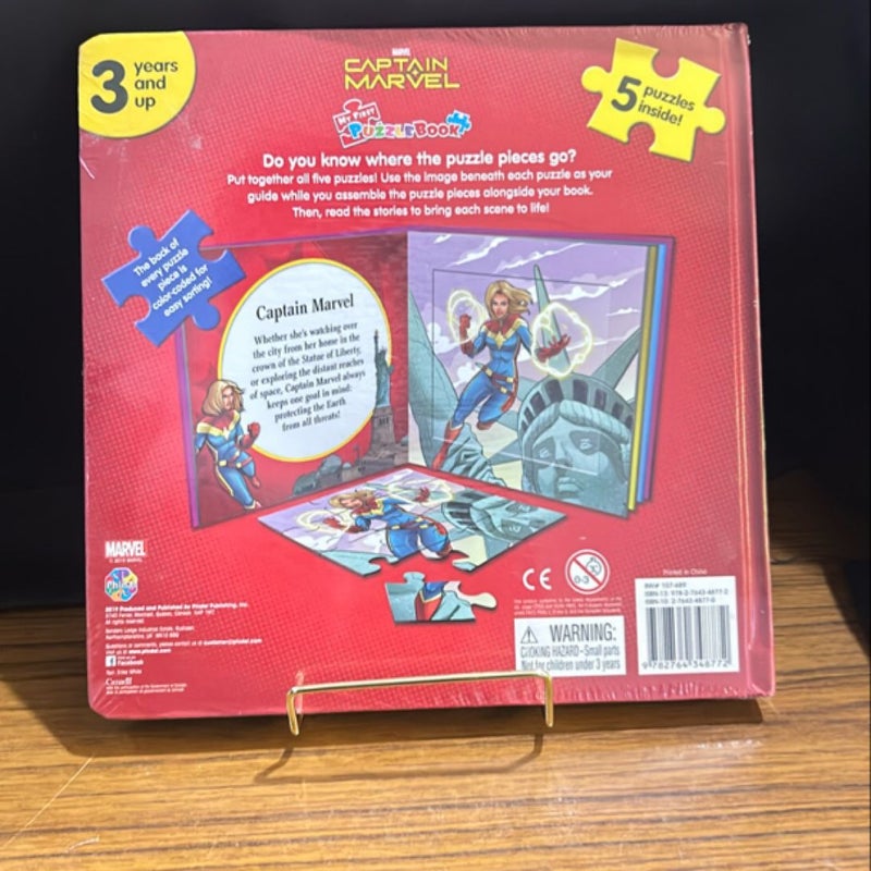 Captain Marvel Puzzle Book