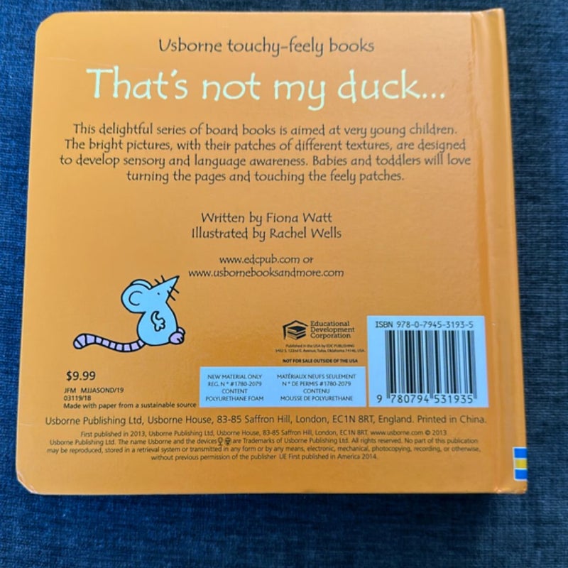 That's Not My Duck...
