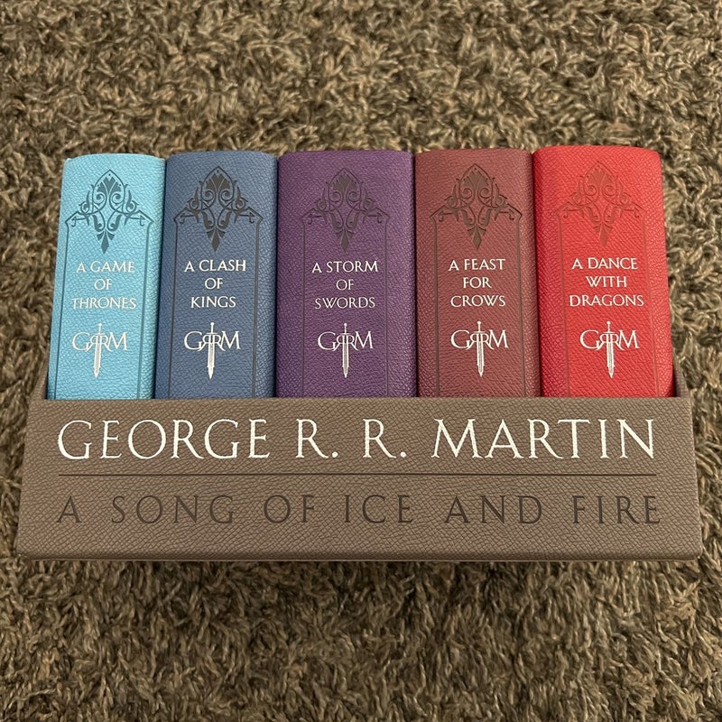 A Song of Ice and Fire Leatherbound Box Set