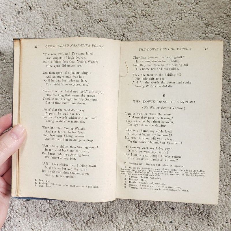 One Hundred Narrative Poems (Lake English Classics Edition, 1918)