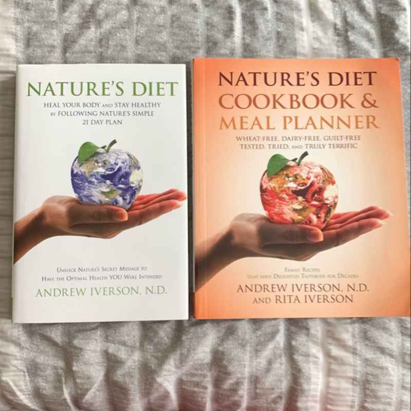 Nature's Diet; Nature’s Diet Cookbook & Meal Planner bundle