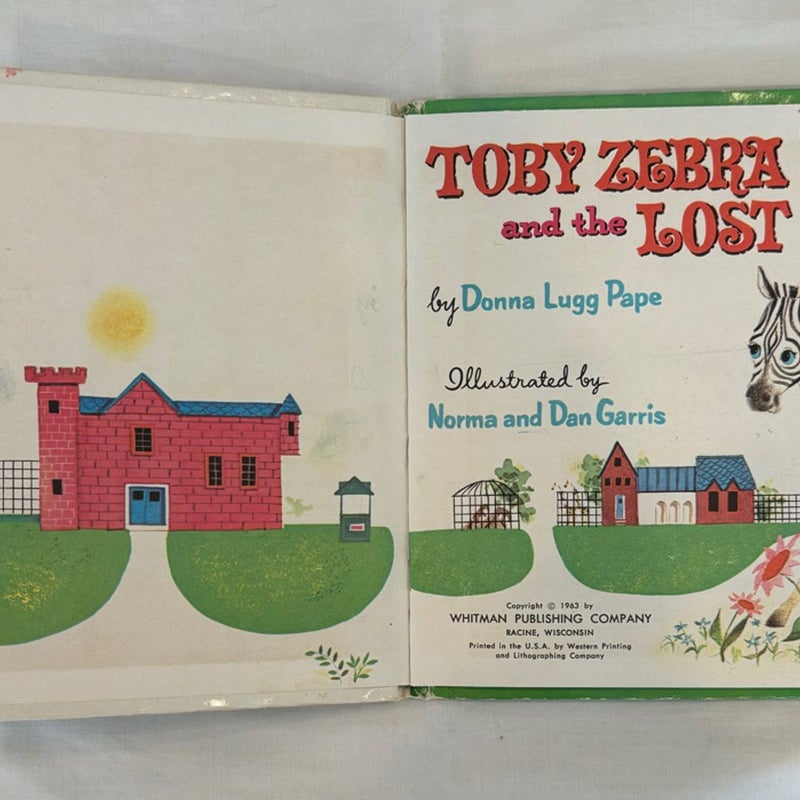 Toby Zebra and the Lost Zoo
