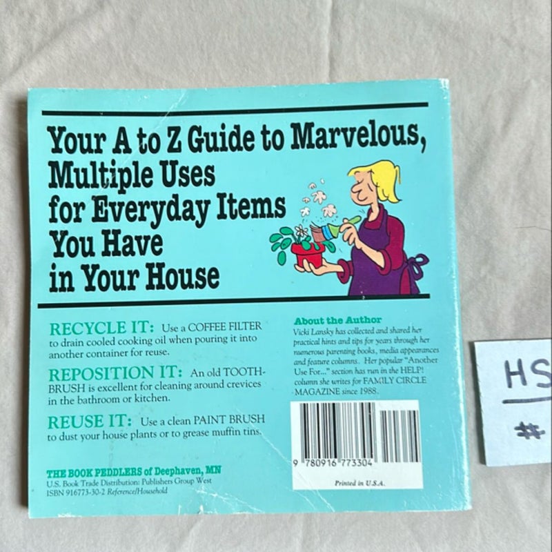 Another Use for... 101 Common Household Items
