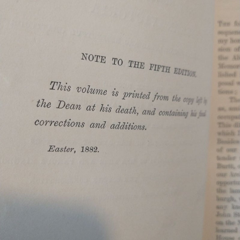 Memorials of Westminster Abbey 7th Edition 1892