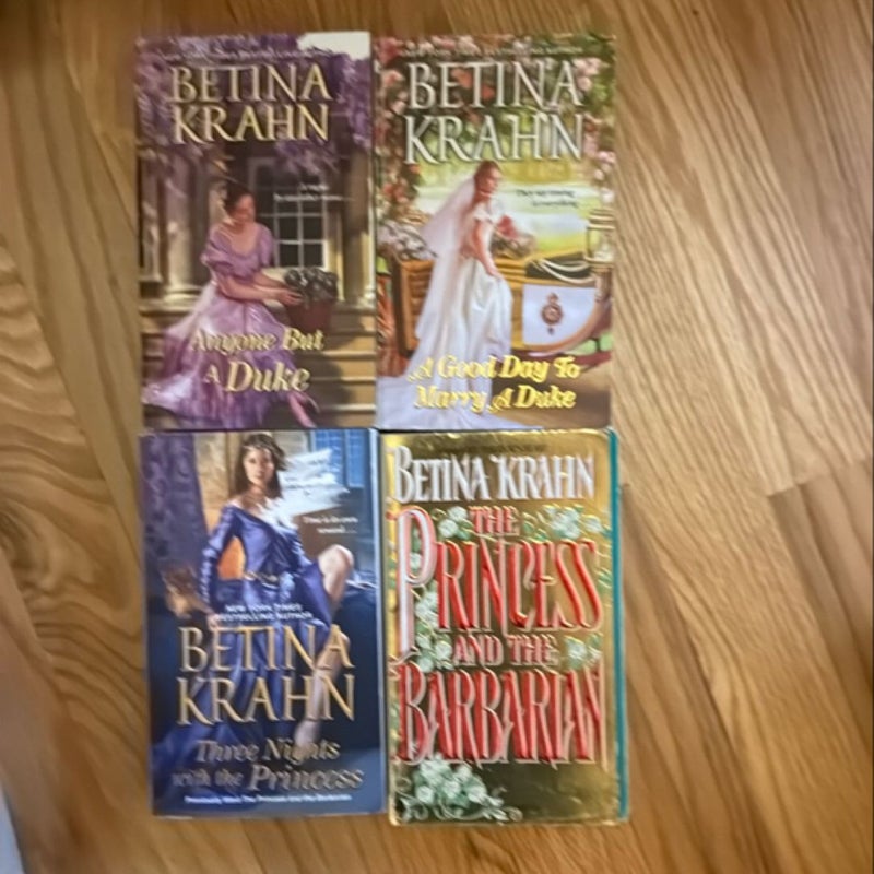 Lot of  4 paperback books  by Betina Krahn