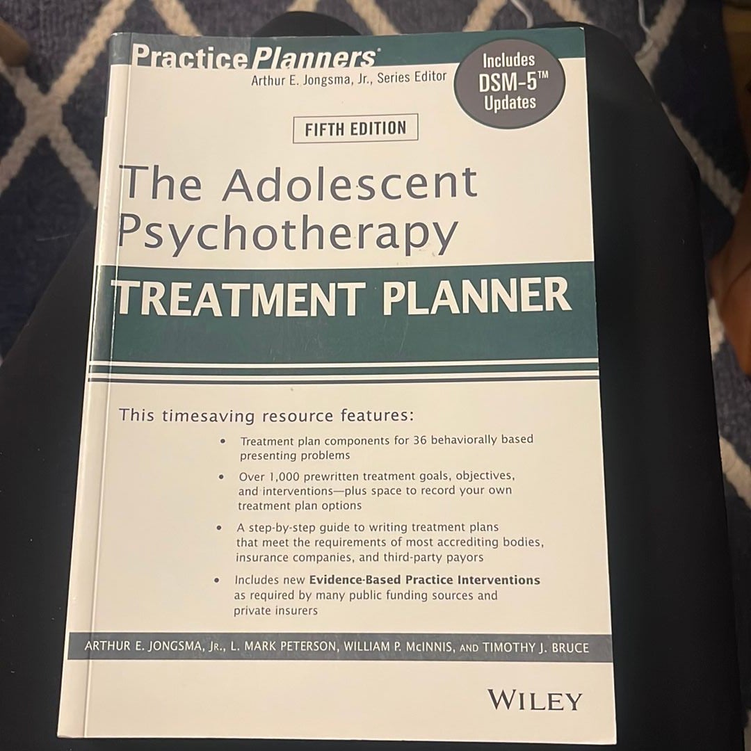 The Adolescent Psychotherapy Treatment Planner