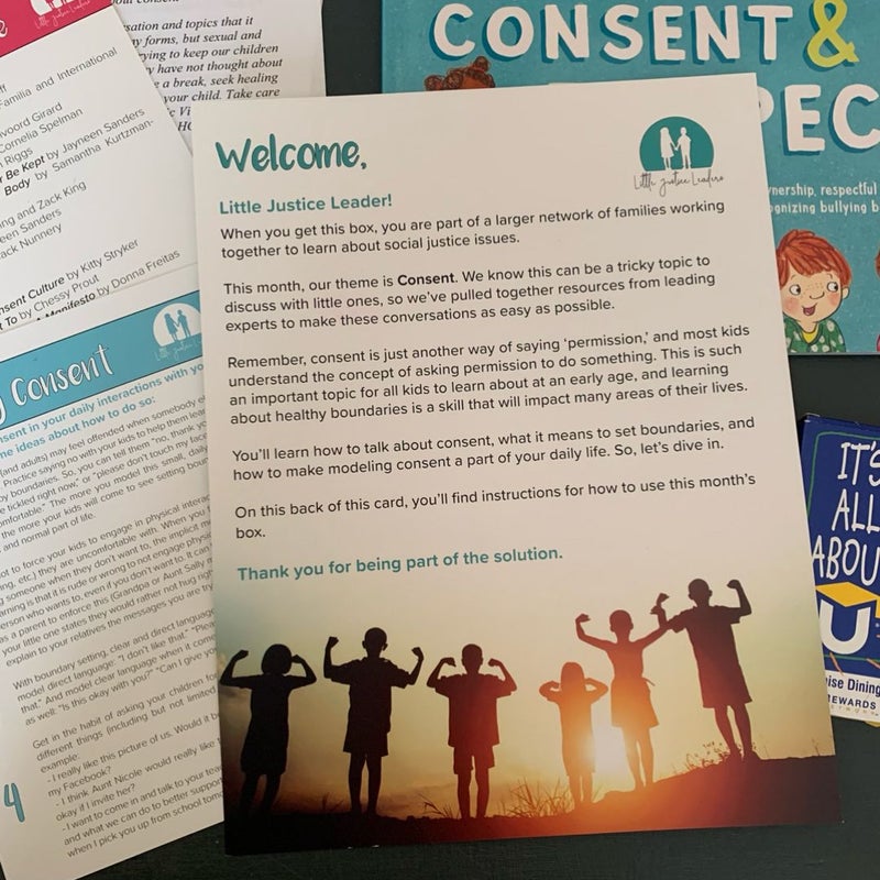 Let's Talk about Body Boundaries, Consent and Respect Little Justice Leaders Activity Pack