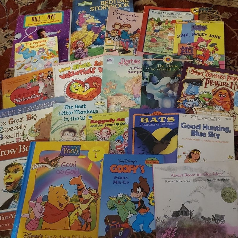 Lot of 20 vintage childrens books