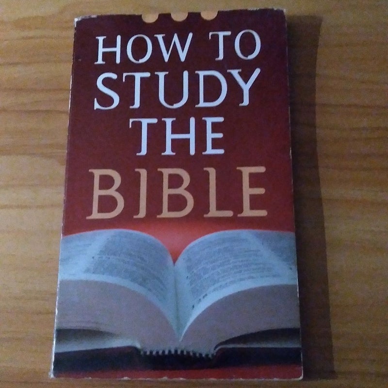 How to Study the Bible