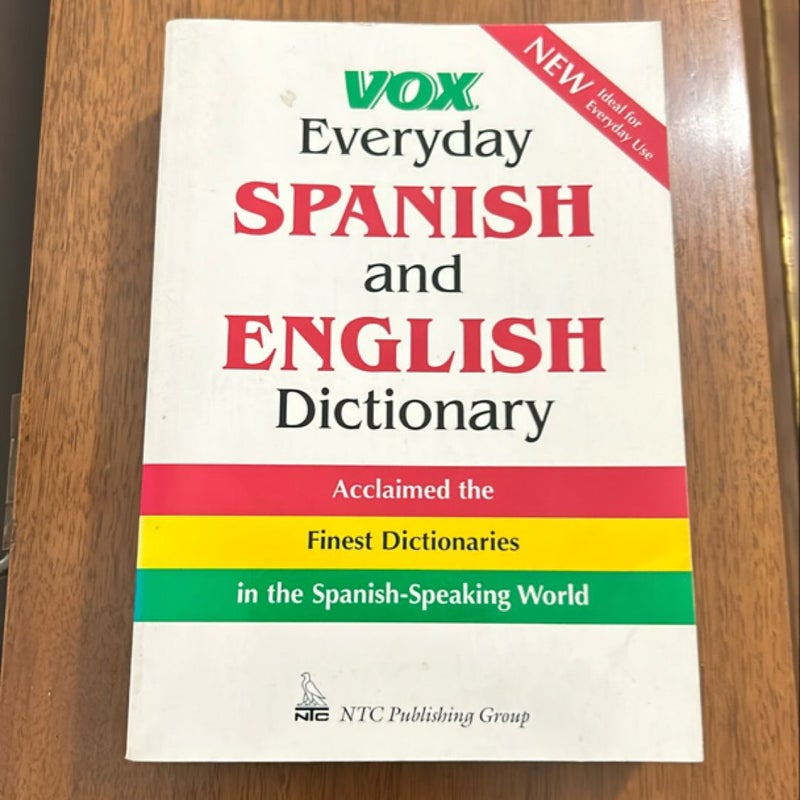 Vox Everyday Spanish and English Dictionary