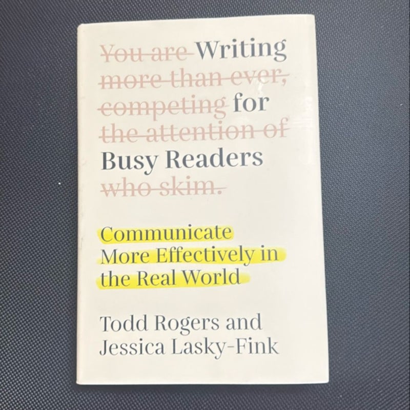 Writing for Busy Readers