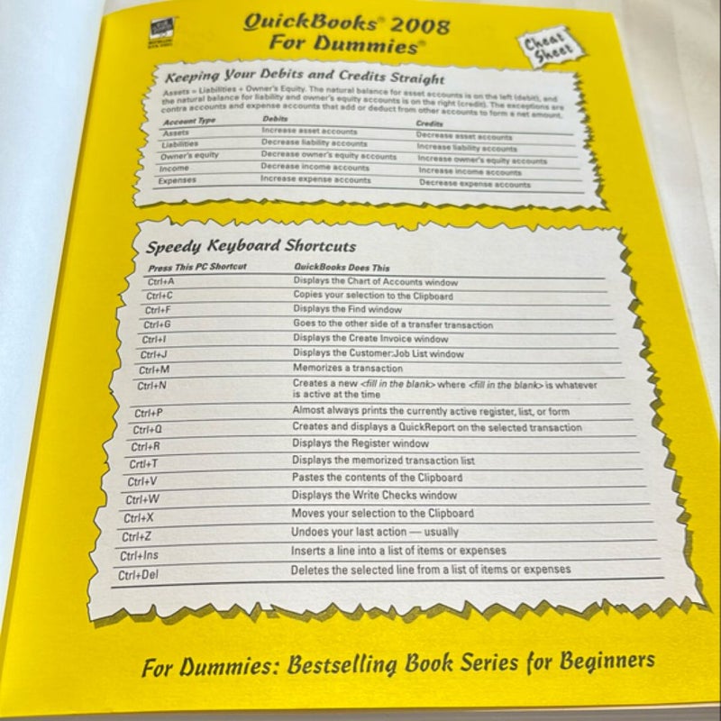 QuickBooks 2008 for Dummies