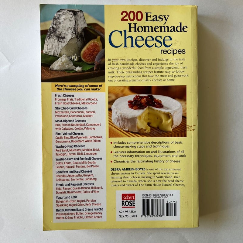 200 Easy Homemade Cheese Recipes