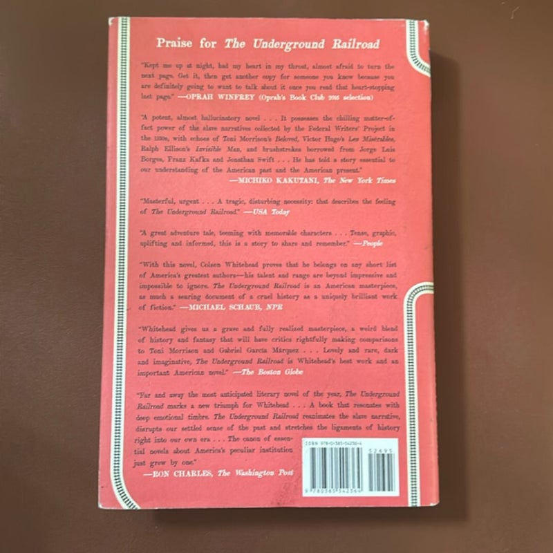 The Underground Railroad (Pulitzer Prize Winner) (National Book Award Winner) (Oprah's Book Club)